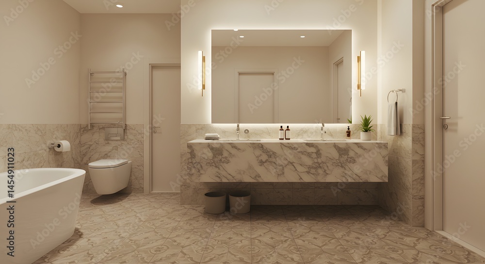 Bathroom with Mirror, Sink, and Toilet Bathroom with Mirror, Sink, and Toilet