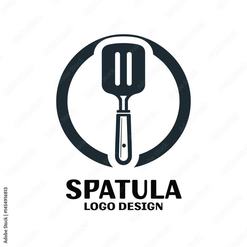 Fototapeta premium Spatula Vector Logo Design