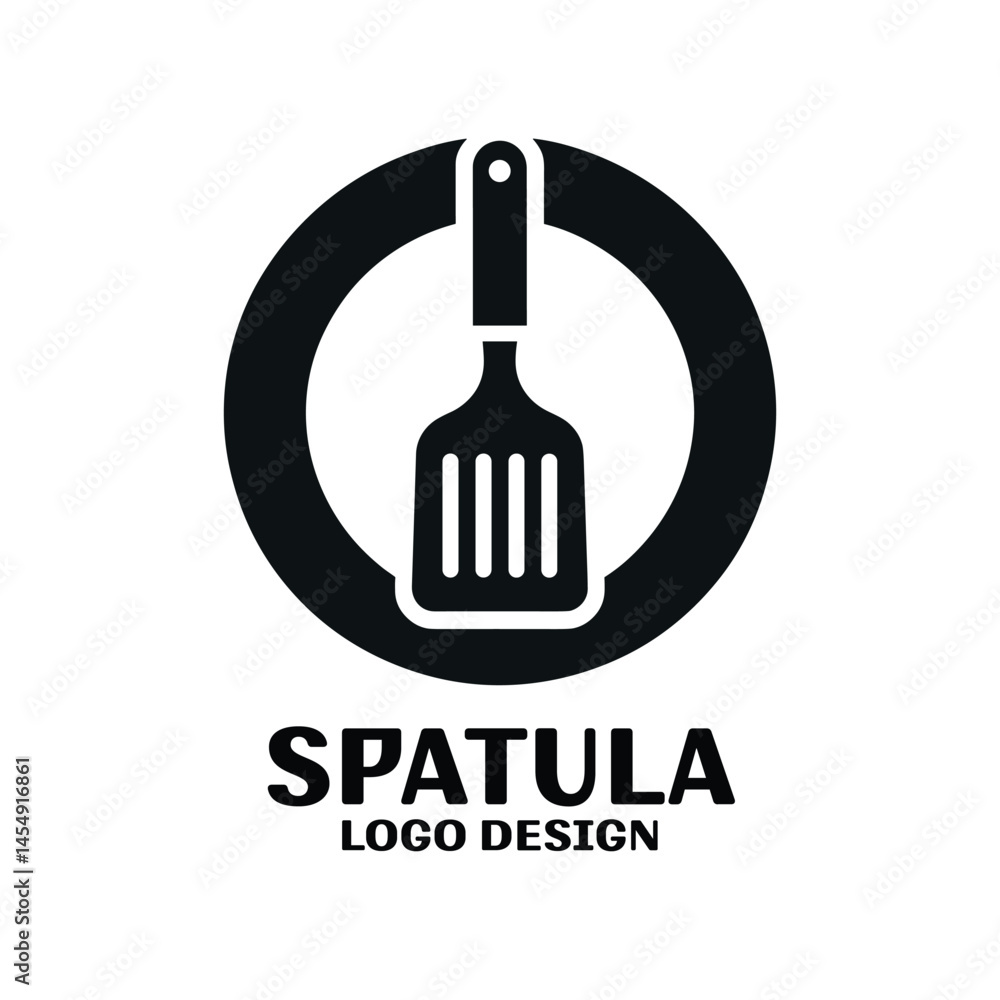 Fototapeta premium Spatula Vector Logo Design