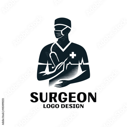 Surgeon Vector Logo Design