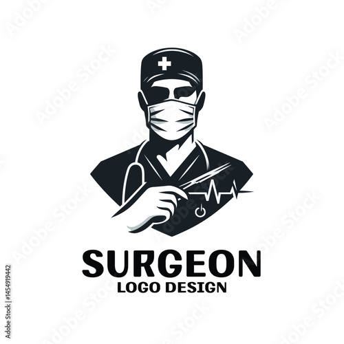 Surgeon Vector Logo Design