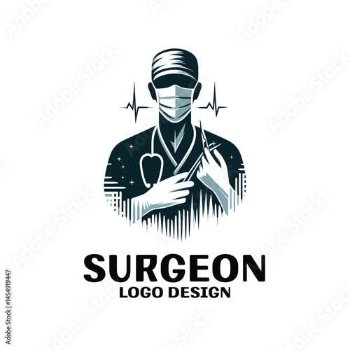 Surgeon Vector Logo Design