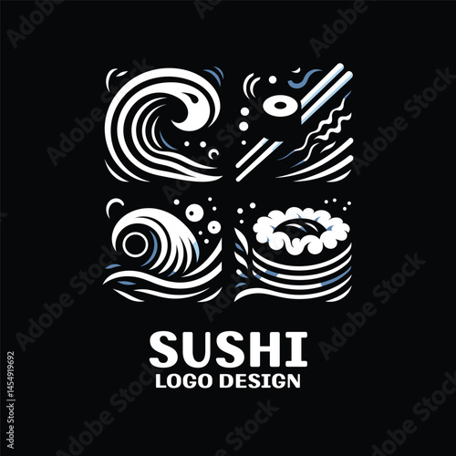 Sushi Vector Logo Design