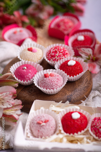 Wallpaper Mural Brigadeiros brazilian dessert sweet food gourmet little treats truffles chocolate Torontodigital.ca