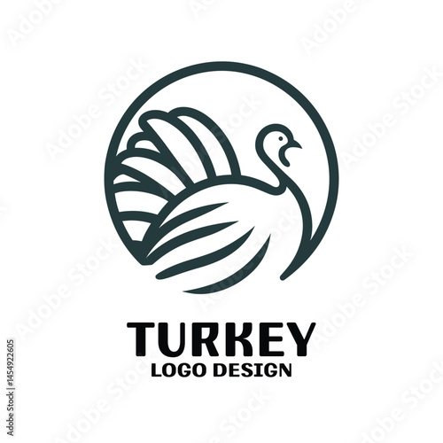 Turkey Vector Logo Design