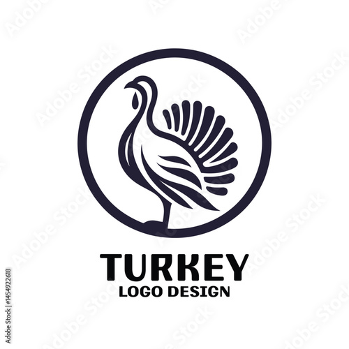 Turkey Vector Logo Design