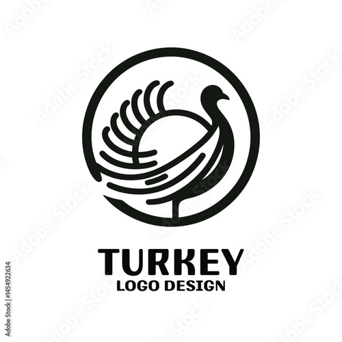 Turkey Vector Logo Design
