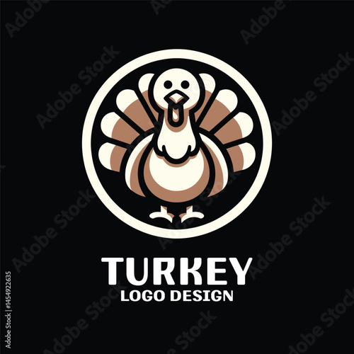 Turkey Vector Logo Design