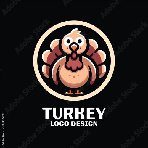 Turkey Vector Logo Design