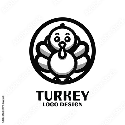 Turkey Vector Logo Design