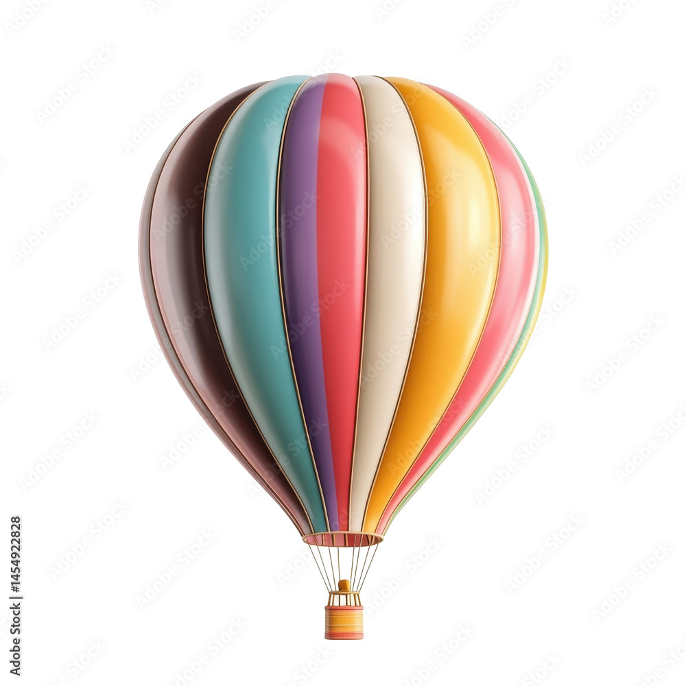 Fototapeta premium Classic Multicolor Balloon isolated on white background