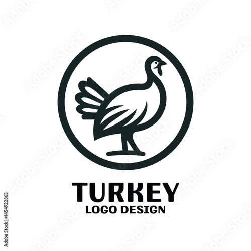 Turkey Vector Logo Design