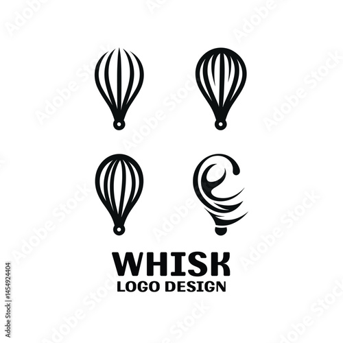 Whisk Vector Logo Design