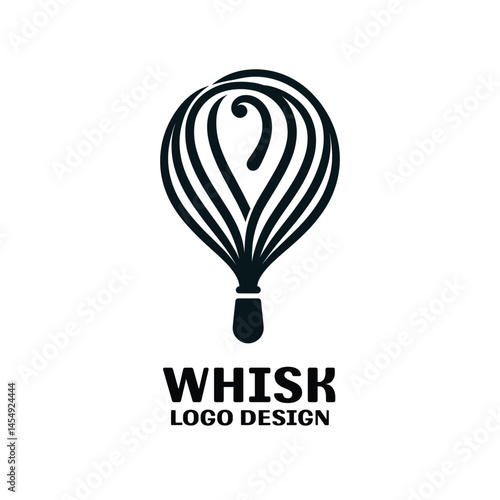 Whisk Vector Logo Design