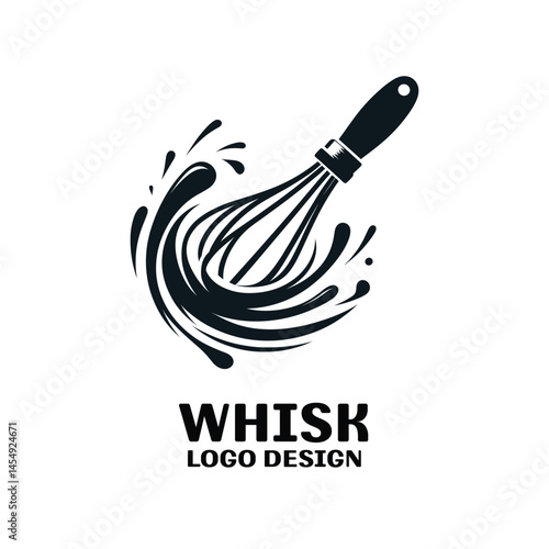 Whisk Vector Logo Design