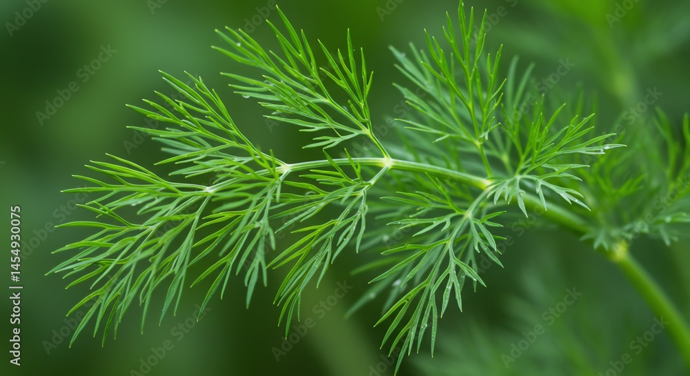 Fresh Dill Herb Leaf Close Up Fresh Dill Herb Leaf Close Up