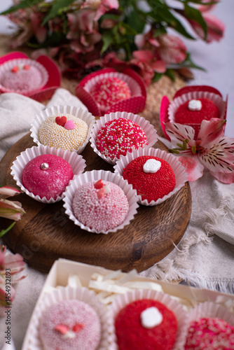 Wallpaper Mural Brigadeiros brazilian dessert sweet food gourmet little treats truffles chocolate Torontodigital.ca