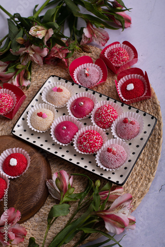 Wallpaper Mural Brigadeiros brazilian dessert sweet food gourmet little treats truffles chocolate Torontodigital.ca