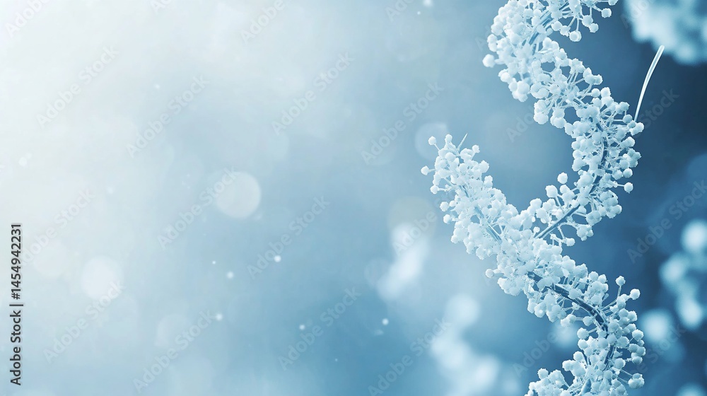 Frozen, intricate, spiraling structure. A delicate, icy design Frozen, intricate, spiraling structure. A delicate, icy design