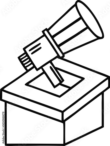 Voting, election line icon set. Vector pictograms of democratic processes, civic participation, ballot boxes, candidates, debates, voter engagement, checkmark thin linear illustration