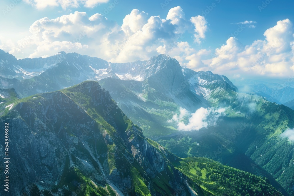 landscape mountains lake clouds landscape mountains lake clouds