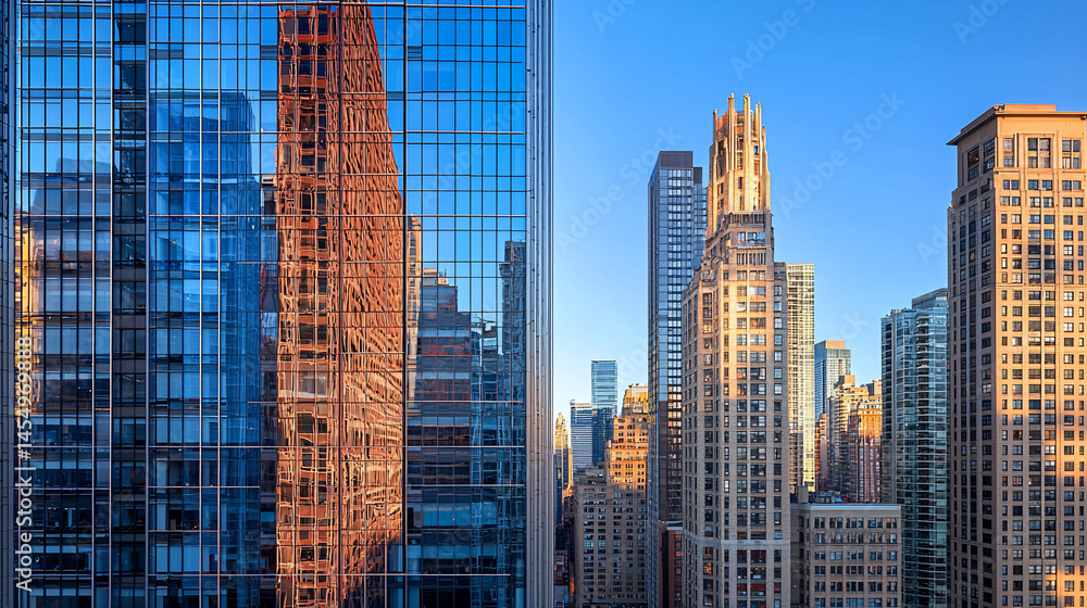 Obraz premium Skyline Cityscape