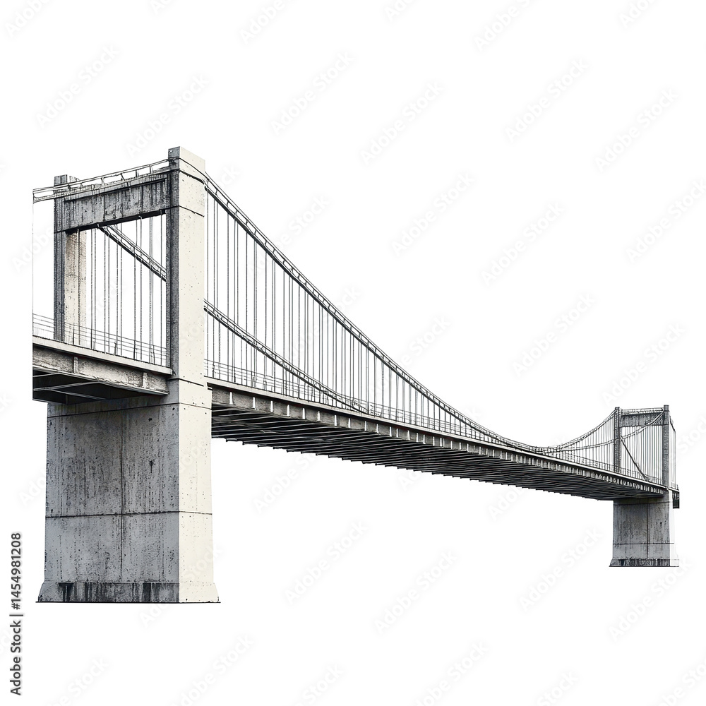 Obraz premium EquityBridge isolated on transparent background