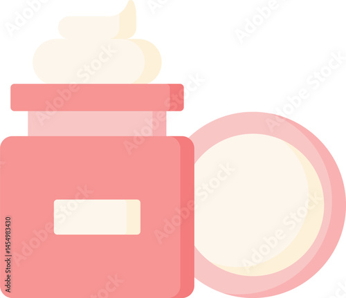 moisturizer illustration on a white background    