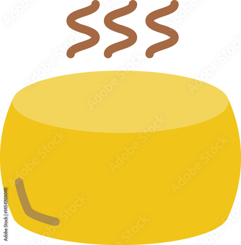 parmesan illustration on a white background     