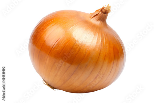 Wallpaper Mural Isolated yellow onion bulb, fresh vegetable, cooking ingredient, food, healthy eating, produce on transparent background Torontodigital.ca