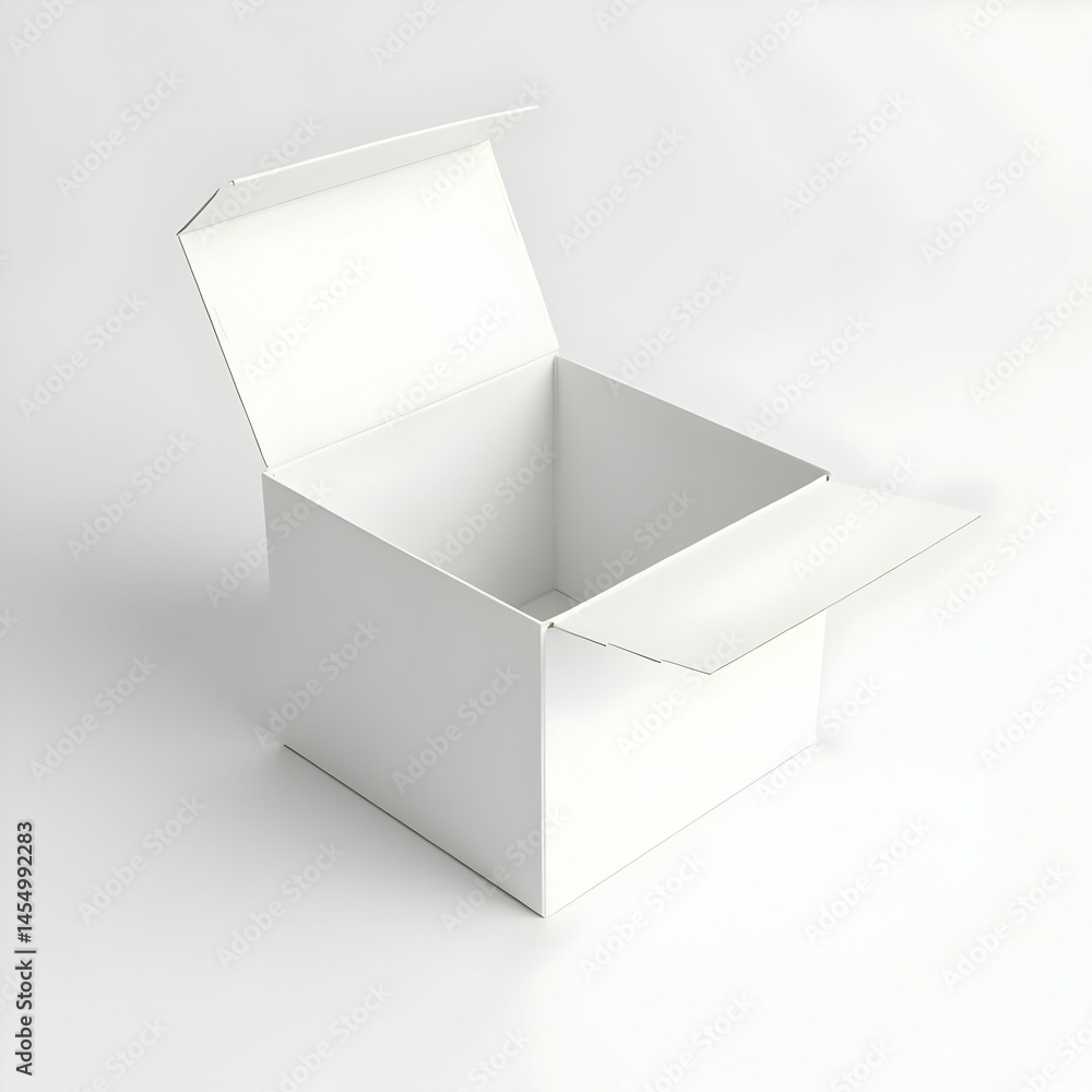 white cardboard box white cardboard box