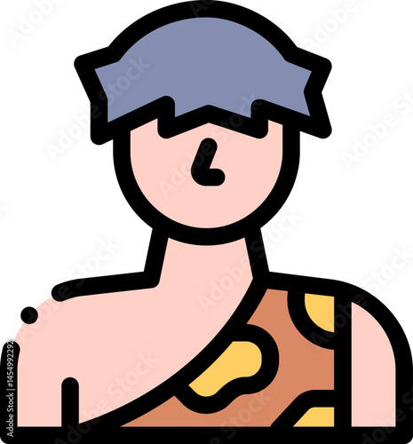 primitive illustration on a white background     