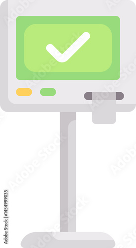 self service illustration on a white background     