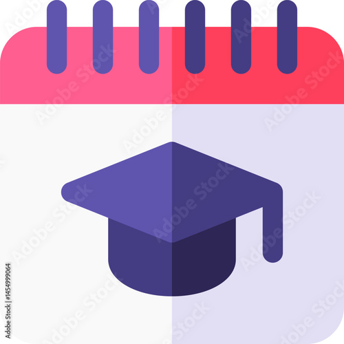 semester illustration on a white background     
