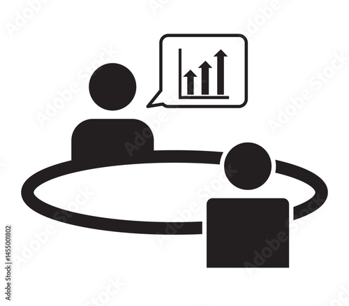 Meeting line editable icon set. Containing Conference, team, group, presentation, teamwork, and more. Vector illustration