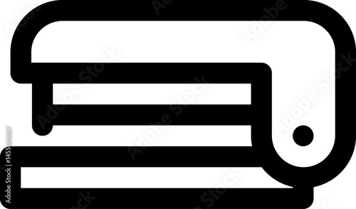 stapler illustration on a white background    