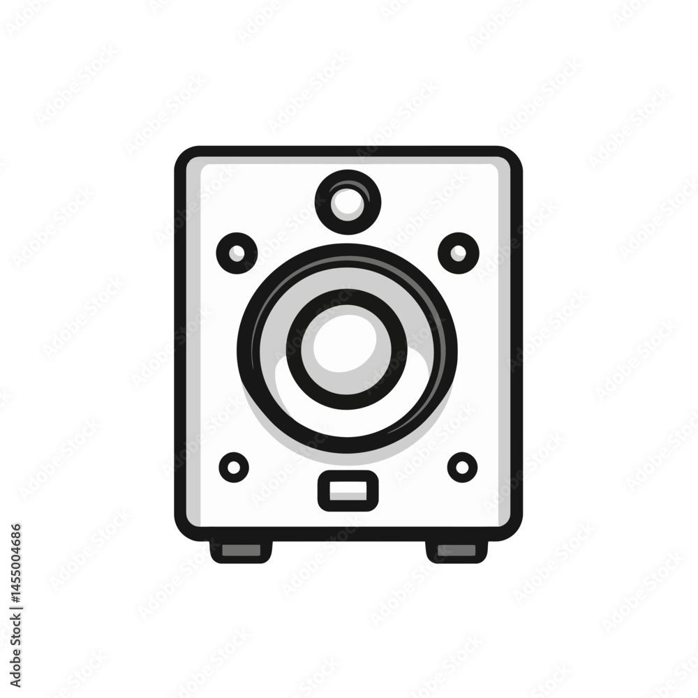 Minimalist volume down icon designed in single line style for digital applications and user interfaces Minimalist volume down icon designed in single line style for digital applications and user interfaces