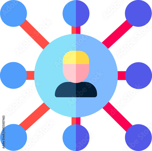 viral illustration on a white background     