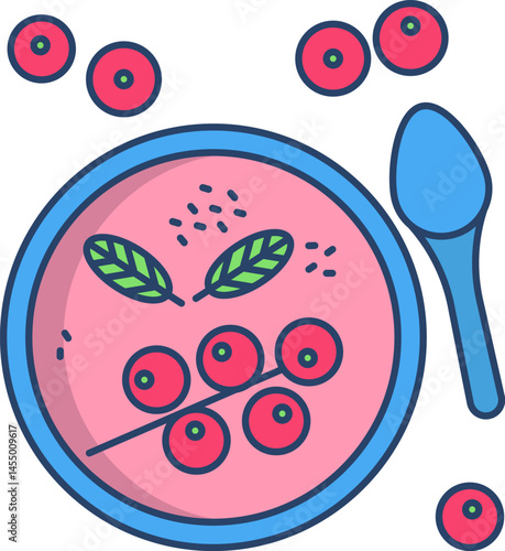 yogurt (2) illustration on a white background     
