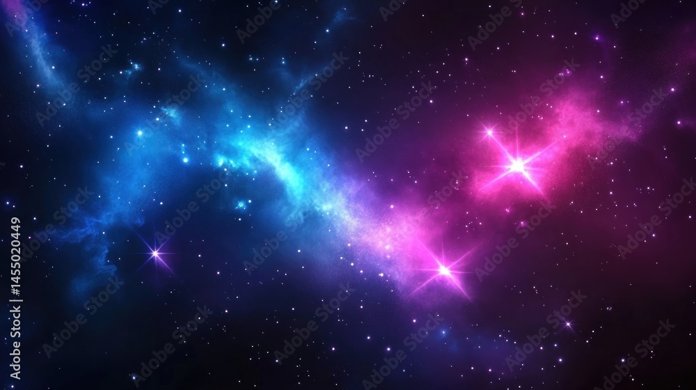 Fototapeta premium Cosmic Nebulae Stellar Cloudscape