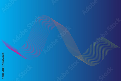 Abstract gradient wavy background