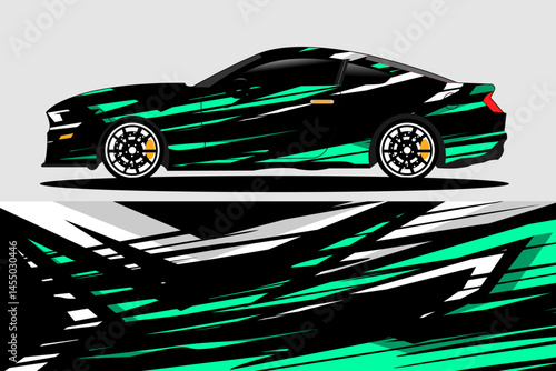 Stylish sports car with dynamic design on display (1)