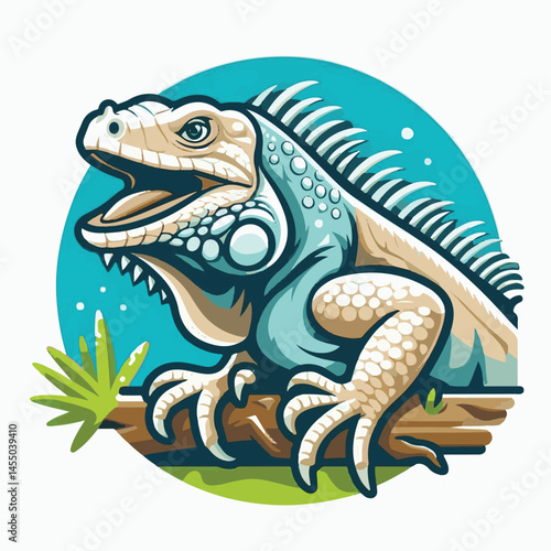 animal, reptile, wildlife, nature, wild, iguana, lizard, green, tropical, fauna, dragon, reptilian, background, isolated, exotic, closeup, colorful, zoo, reptiles, portrait, illustration, animals, car