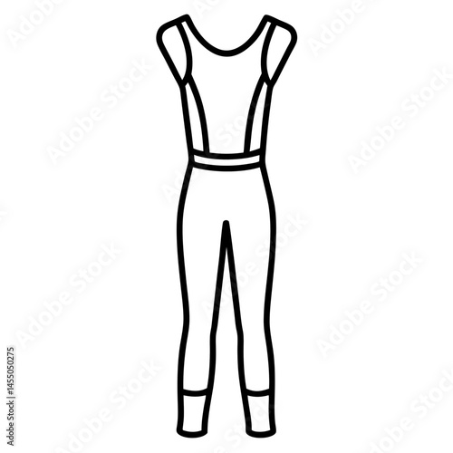 Minimal Unitard Vector on White