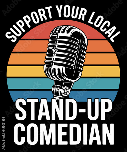 Stand Up Comedian Humor Open Mic Funny Stand Up Comedy