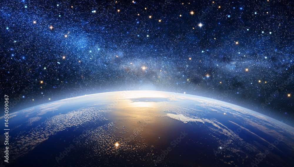 Obraz premium space background with stars