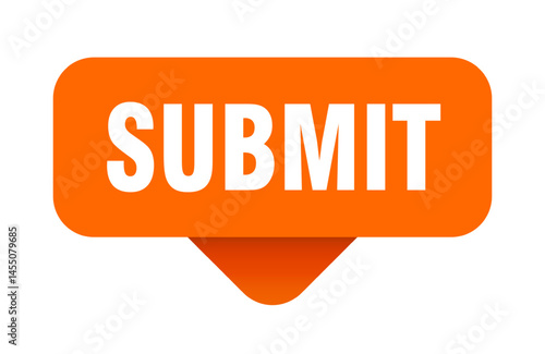 submit sticker. submit sign on transparent background