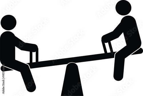 See-Saw Playground Illustration