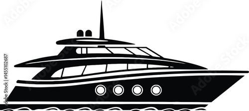 Luxury Yacht Illustration