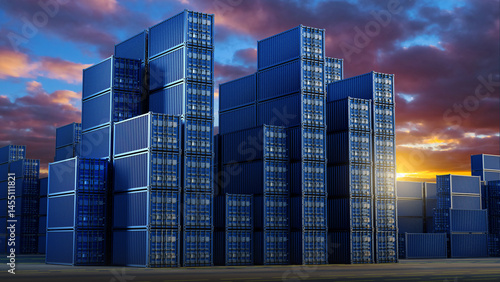 Territory of containers por...